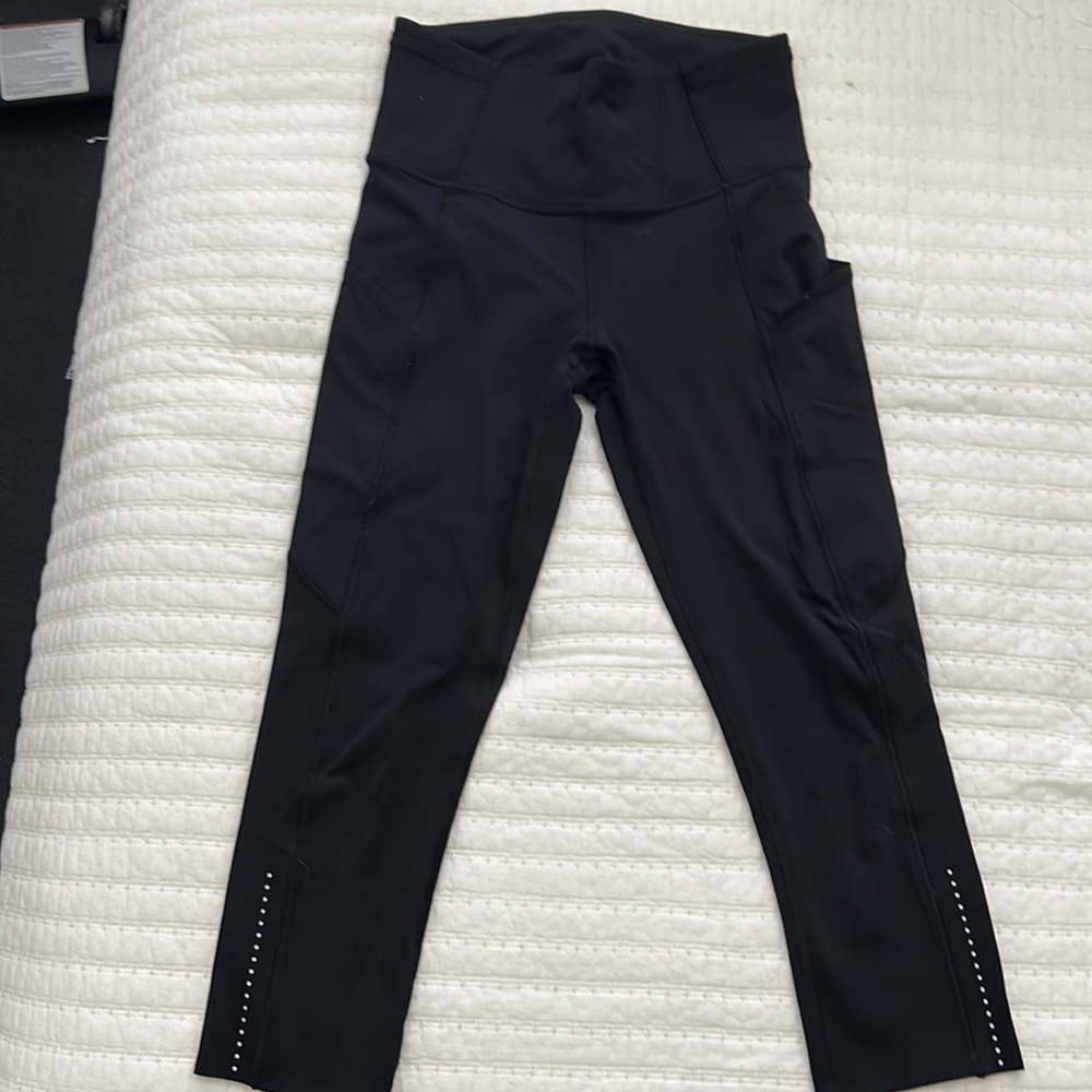 Lululemon fast & free high rise crop